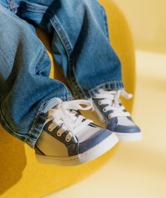 Boots à lacets et zip bébé garçon - BUGGY SHOES vue1 - BUGGY - GEMO