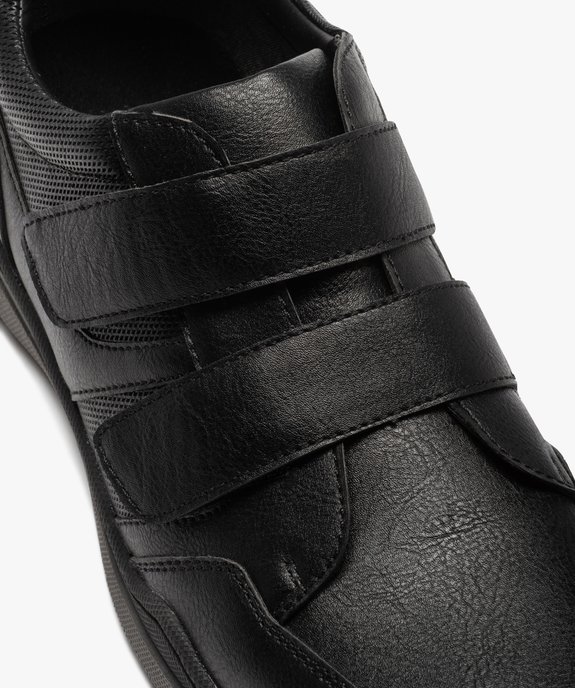 Chaussures homme confort style bateau unies à scratch vue6 - GEMO (CONFORT) - GEMO