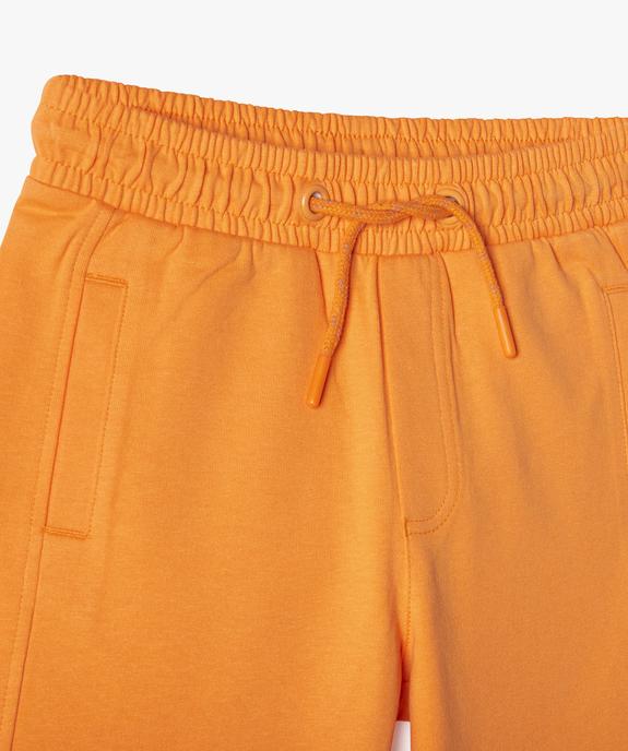 Bermuda en maille avec taille élastique garçon vue3 - GEMO (ENFANT) - GEMO