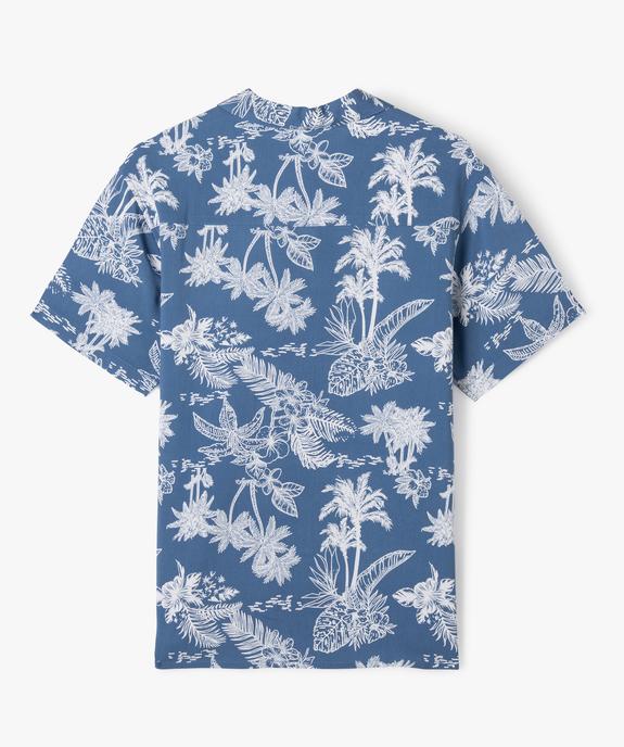 Chemise à manches courtes à motifs garçon vue3 - GEMO 4G GARCON - GEMO