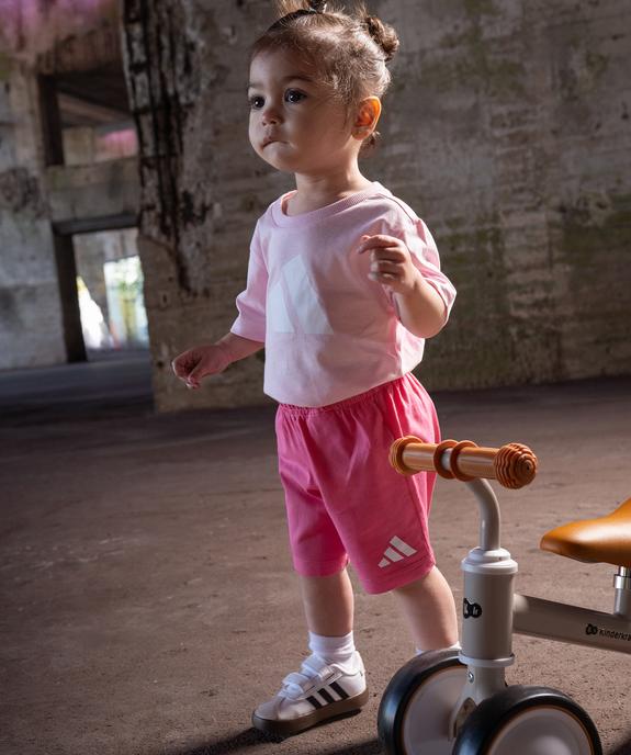 Ensemble de sport bébé fille tee-shirt et short - Adidas vue6 - ADIDAS - GEMO