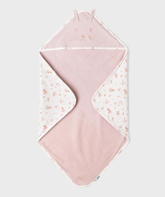 Cape de bain à motifs fleuris bébé fille vue2 - GEMO (ACCESS) - GEMO
