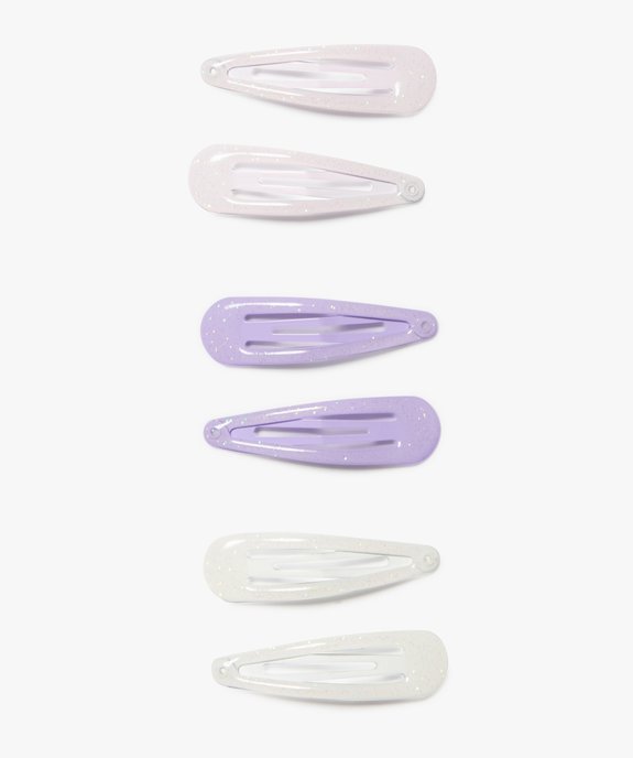 Barrette à cheveux pailletées fille (lot de 6) vue1 - GEMO (ACCESS) - GEMO