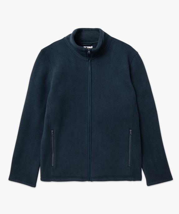 Sweat zippé en polaire homme vue4 - GEMO (HOMME) - GEMO