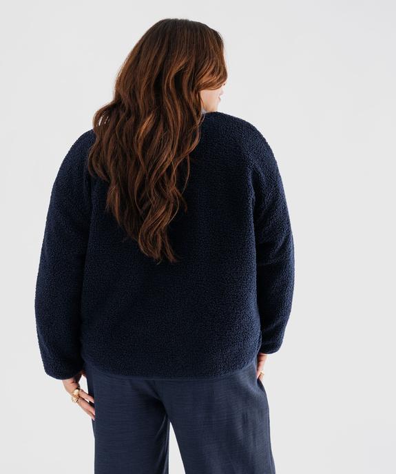 Veste courte réversible unie femme grande taille vue3 - GEMO 4G GT - GEMO