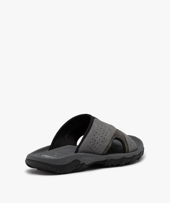 Mules homme à talon plat et semelle amortissante vue4 - GEMO (CASUAL) - GEMO