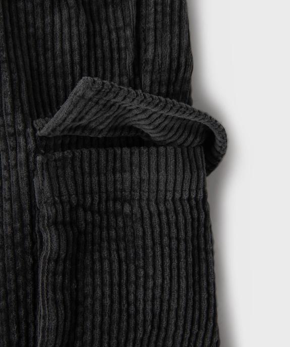 Pantalon velours coupe jogger avec taille ajustable garçon vue2 - GEMO (ENFANT) - GEMO