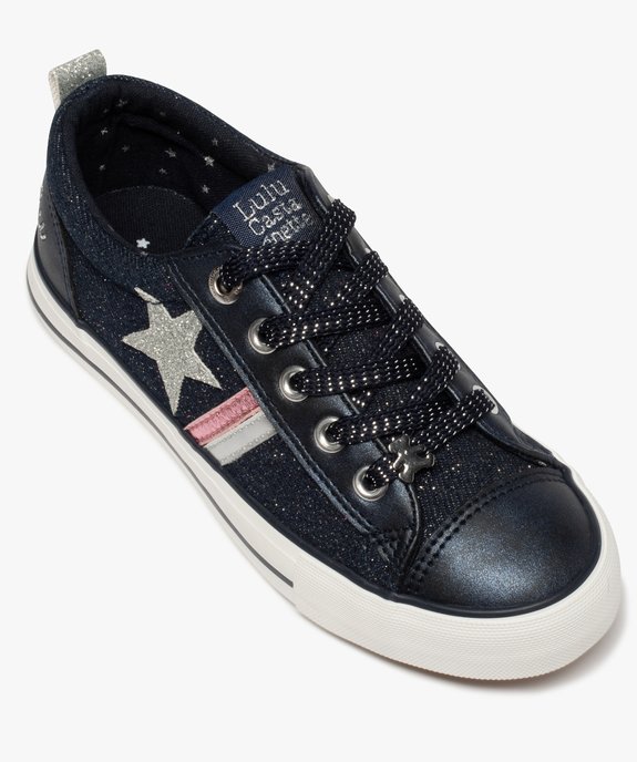 Baskets fille en denim pailleté – LuluCastagnette vue5 - LULU CASTAGNETT - GEMO