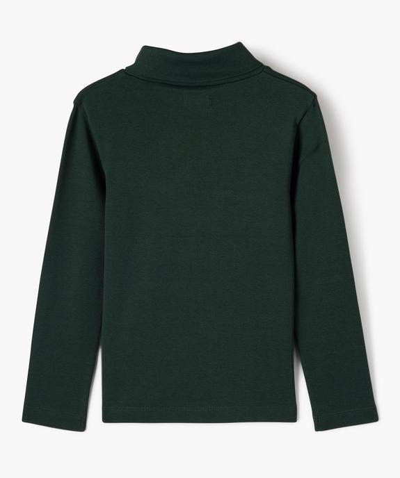 Tee-shirt col roulé imprimé garçon vue3 - GEMO 4G GARCON - GEMO