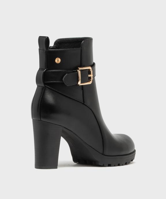 Bottines fourrées à talon haut avec bride cheville femme - Valentina Baldano vue10 - VALENTINA BALDA - GEMO