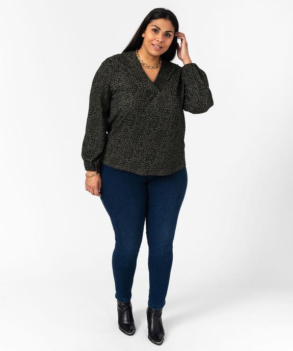 Jegging à large ceinture élastique et taille normale femme grande taille vue5 - GEMO 4G GT - GEMO