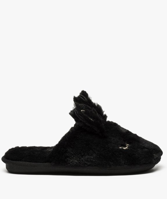 Mules d'intérieur femme avec broderie lapin vue1 - GEMO(HOMWR FEM) - GEMO