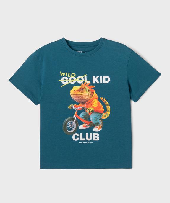 Tee-shirt manches courtes avec motif XXL garçon vue1 - GEMO 4G GARCON - GEMO