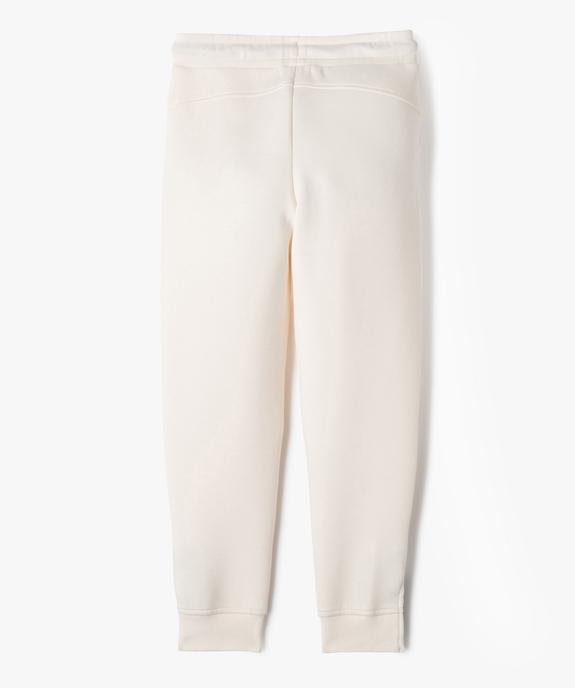 Jogging ajusté avec bas de jambe zippé garçon vue5 - GEMO (ENFANT) - GEMO