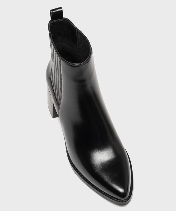 Boots santiags à talon et bout pointu femme vue5 - FOLLOW ME G4G - GEMO