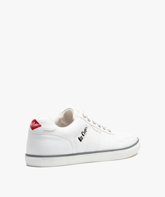 Baskets homme unies style rétro - Lee Cooper vue4 - LEE COOPER - GEMO