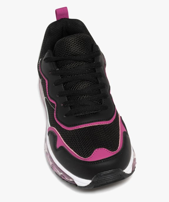 Baskets femme running en mesh avec semelle à bulle d'air translucide - Nasa vue6 - NASA - GEMO