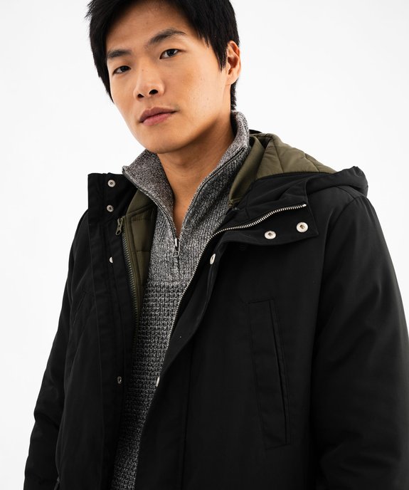 Parka deperlante avec doublure amovible homme