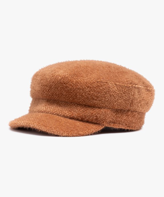 Casquette femme en maille duveteuse vue1 - GEMO (ACCESS) - GEMO