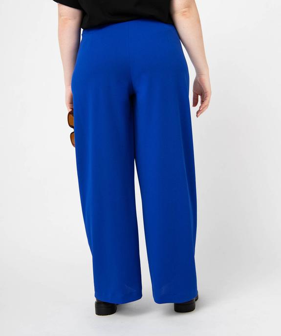 Pantalon large femme grande taille vue3 - GEMO (G TAILLE) - GEMO