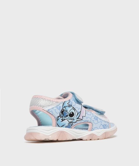 Sandales à scratch motif Stitch fille - Disney vue4 - LILO & STITCH - GEMO