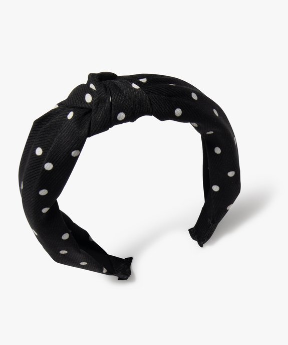 Serre-tête femme à pois vue1 - GEMO - GEMO