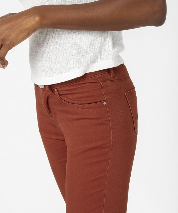 Pantalon coupe Slim taille normale femme vue2 - GEMO 4G FEMME - GEMO