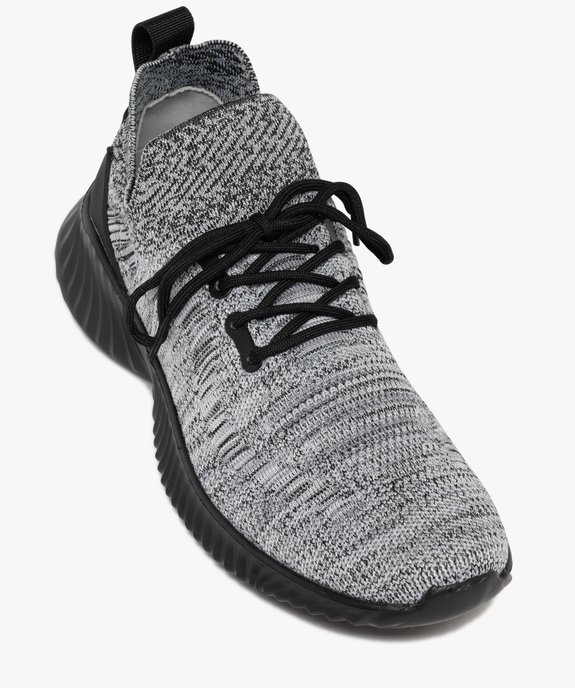 Baskets en mesh à col souple élastique avec semelle épaisse homme vue5 - BOTTESINI - GEMO
