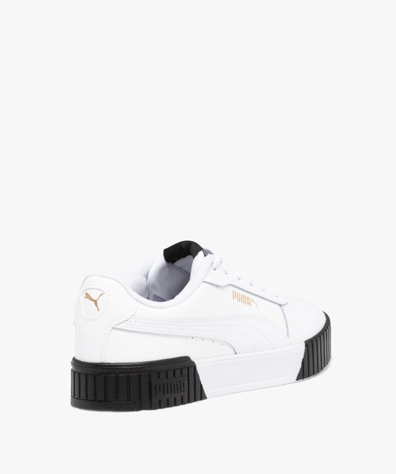 Baskets femme unies détails contrastés – Puma Carina vue4 - PUMA - GEMO