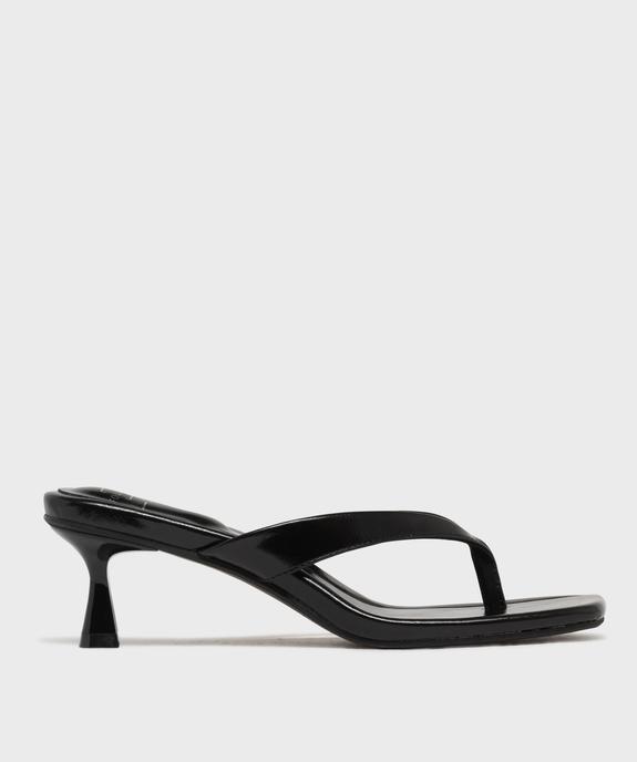 Mules à talon et à entredoigt femme vue1 - FOLLOW ME - GEMO