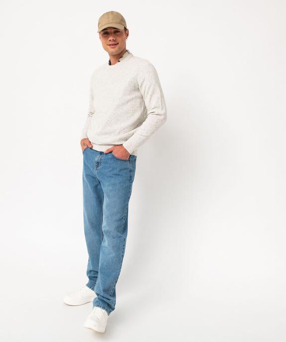 Pull en maille fine mouchetée homme vue5 - GEMO (HOMME) - GEMO