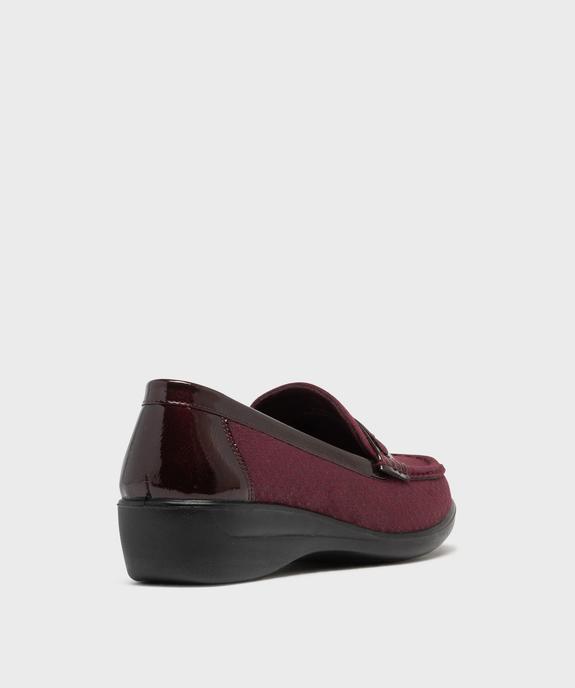 Mocassins confort légers et souples à talon compensé femme vue4 - G'FLEX GEMO FOR GOOD - GEMO