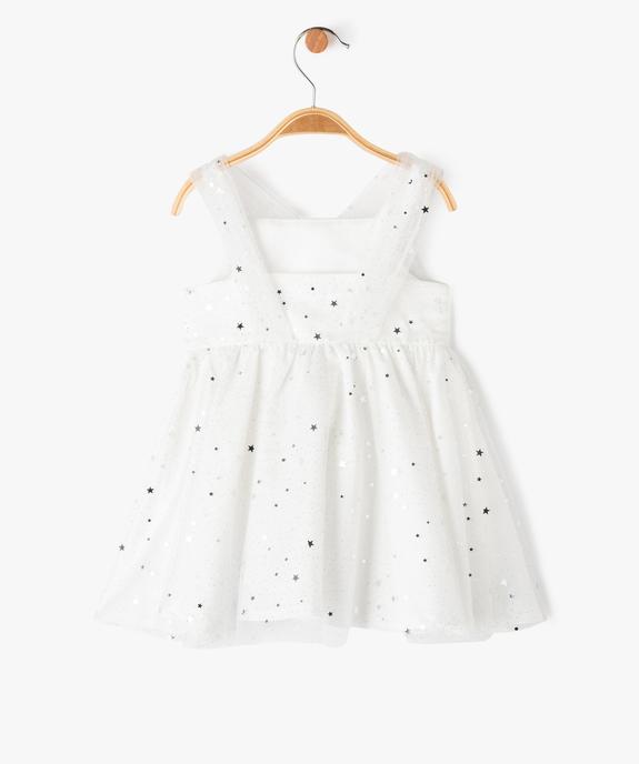 Robe de cérémonie en tulle pailleté bébé fille vue4 - GEMO(BEBE DEBT) - GEMO