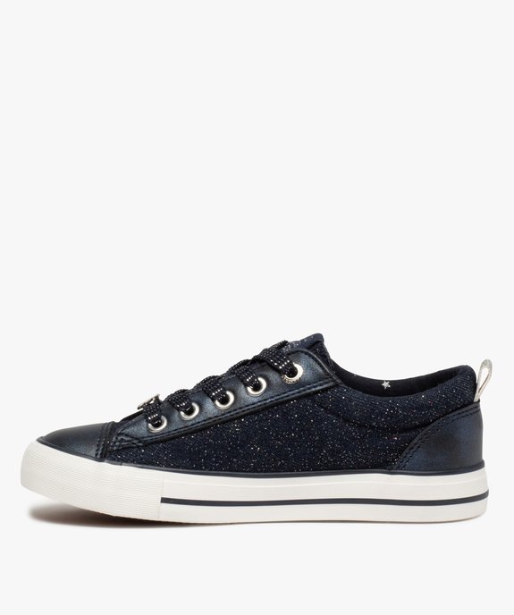 Baskets fille en denim pailleté – LuluCastagnette vue3 - LULU CASTAGNETT - GEMO