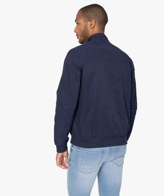 Blouson homme léger à petit col montant vue3 - GEMO (HOMME) - GEMO