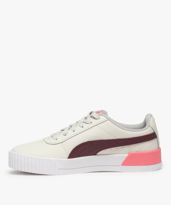 Baskets femme dessus cuir à lacets - Puma Carina L vue3 - PUMA - GEMO