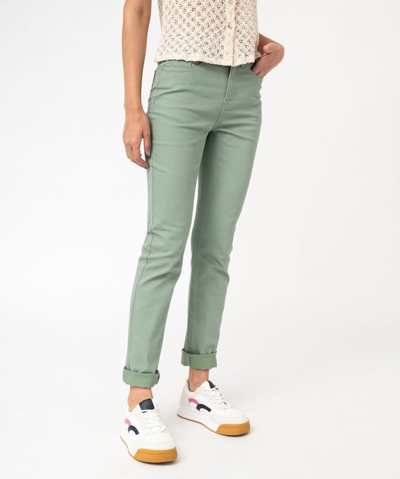 Pantalon coupe Regular taille normale femme vue1 - GEMO 4G FEMME - GEMO