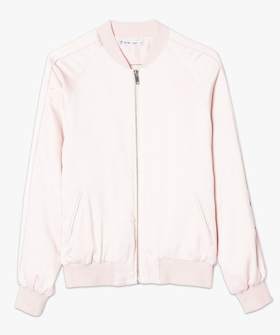 Bomber satiné uni vue4 - FOLLOW ME - GEMO