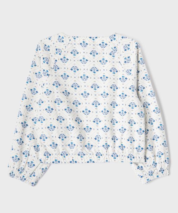 Blouson léger à motifs fleuris fille - LuluCastagnette vue4 - LULUCASTAGNETTE - GEMO