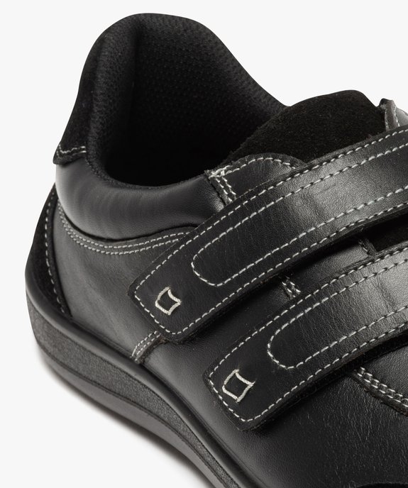 Derbies homme confort dessus cuir à fermeture scratch vue6 - GEMO (CONFORT) - GEMO