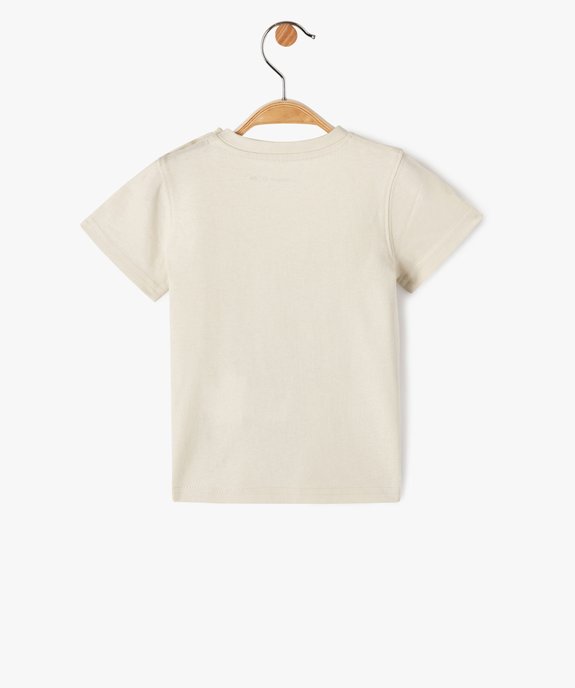 Tee-shirt bébé garçon imprimé - LuluCastagnette vue3 - LULUCASTAGNETTE - GEMO