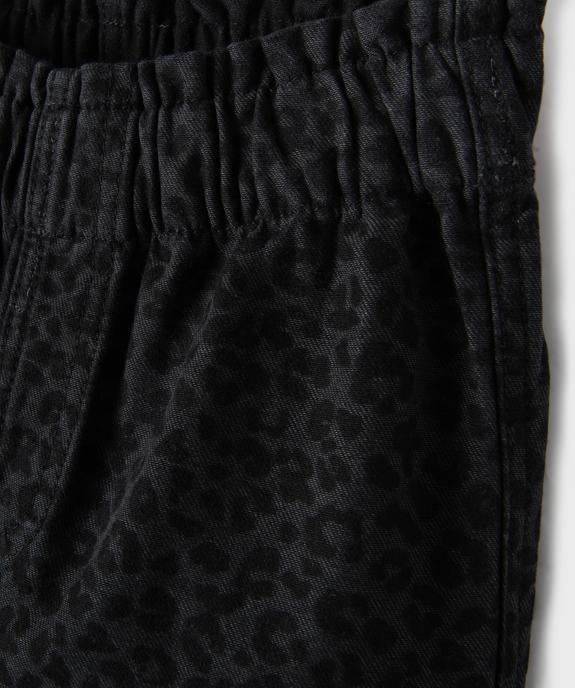 Jean Straight à taille élastique fille vue4 - GEMO 4G FILLE - GEMO