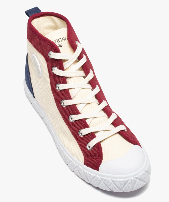 Baskets homme semi-montantes en toile – Chevignon vue5 - CHEVIGNON - GEMO