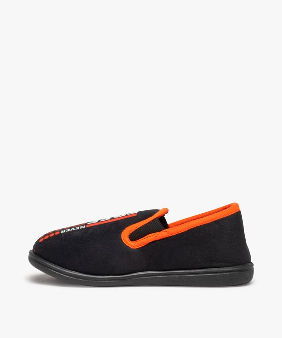 Chaussons garçon en velours ras imprimé – Freegun vue3 - FREEGUN - GEMO