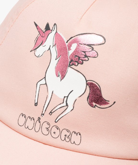 Casquette fille avec motif licorne scintillant vue3 - GEMO (ENFANT) - GEMO
