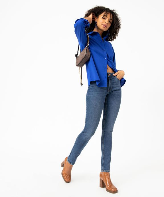 Jean slim push up femme vue5 - GEMO 4G FEMME - GEMO