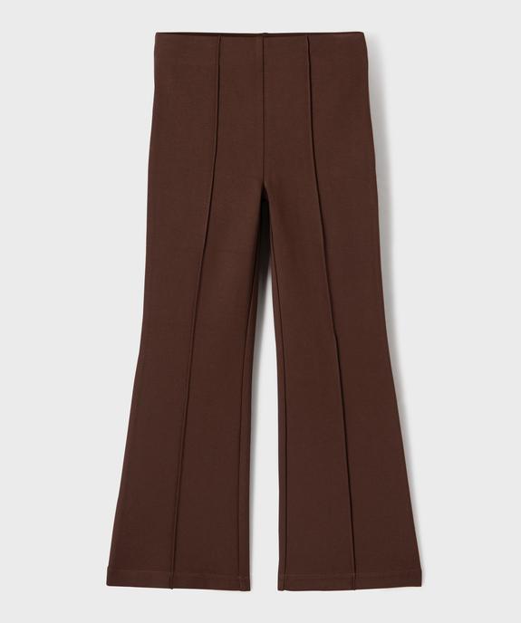 Pantalon en maille coupe flare fille vue1 - GEMO 4G FILLE - GEMO