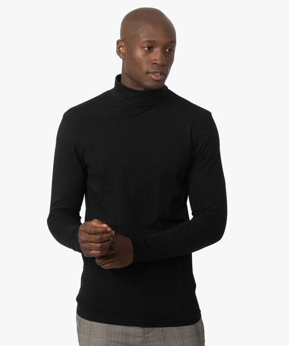 Tee-shirt à col roulé coupe slim homme vue1 - GEMO (HOMME) - GEMO
