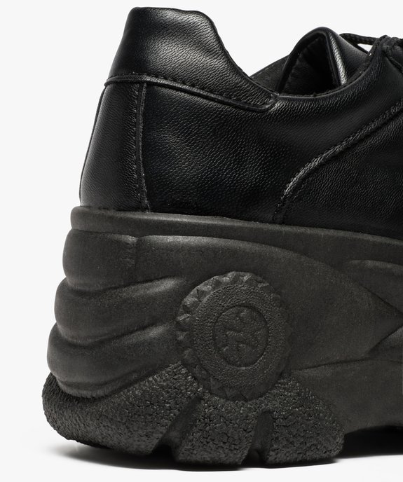 Baskets femme à plateforme et semelle crantée vue6 - GEMO (SPORTSWR) - GEMO