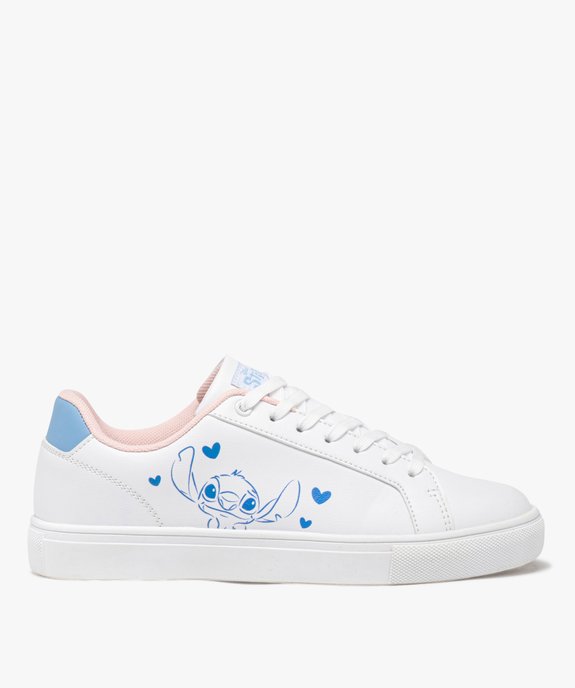 Baskets femme unies Stitch à lacets - Disney vue2 - LILO & STITCH - GEMO